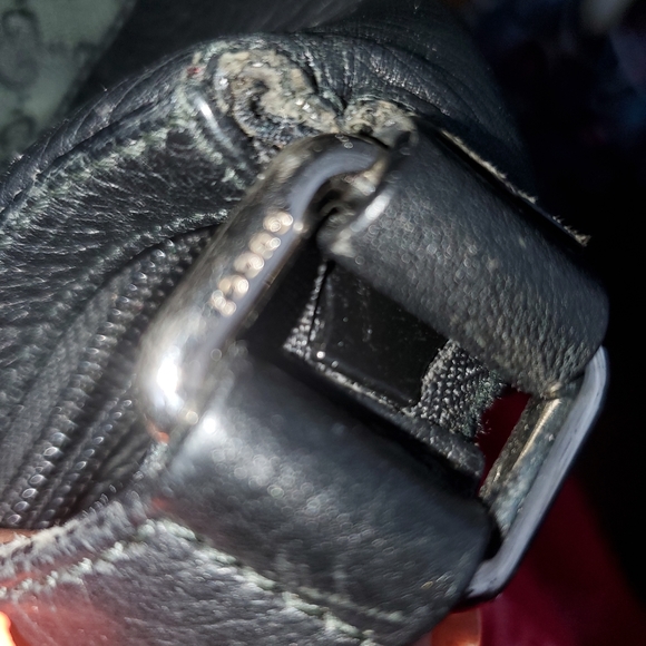 Large Cloth Hunter Green Gucci Hobo - Picture 9 of 12